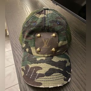Vintage Boho Bags Louis Vuitton patch hat